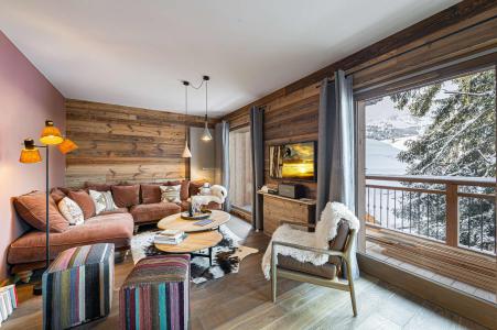 Vakantie in de bergen Appartement 4 kamers 6 personen (203) - Résidence du Parc Alpin - Méribel - Woonkamer