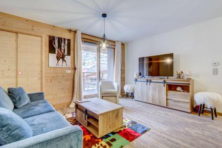 Urlaub in den Bergen 4-Zimmer-Holzhütte für 8 Personen (A107) - Résidence Echo du Pleney - Morzine - Wohnzimmer