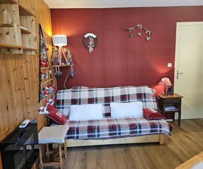 Urlaub in den Bergen 3-Zimmer-Holzhütte für 4 Personen (408) - Résidence Eridan - Valloire - Wohnzimmer