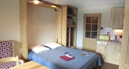 Urlaub in den Bergen Studio Schlafnische 4 Personen (4) - Résidence Escale - Le Grand Bornand - Schlafzimmer