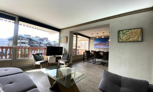Urlaub in den Bergen 4-Zimmer-Appartment für 6 Personen (70m²) - Résidence Eterlous - Maeva Home - Val Thorens - Draußen im Sommer