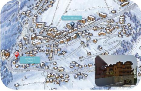 Holiday in mountain resort Résidence Everest - Courchevel - Plan