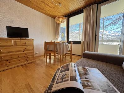 Vakantie in de bergen Studio bergnis 4 personen (702) - Résidence Fibières - Vars - Woonkamer