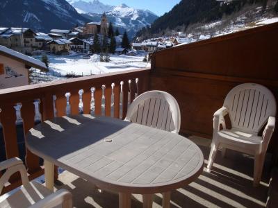 Vakantie in de bergen Studio bergnis 4 personen (CAMPANUL) - Résidence Flor'Alpes - Champagny-en-Vanoise - Balkon
