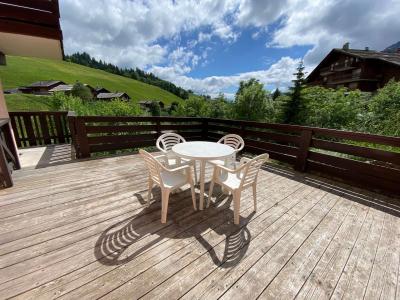 Rent in ski resort 3 room apartment 6 people (001) - Résidence Florimontagnes A - Le Grand Bornand - Summer outside
