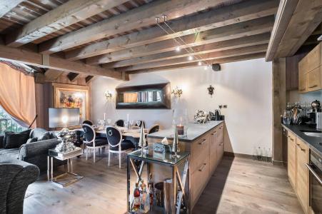 Vakantie in de bergen Appartement duplex 4 kamers 6 personen (008) - Résidence Forêt du Praz - Courchevel - Woonkamer