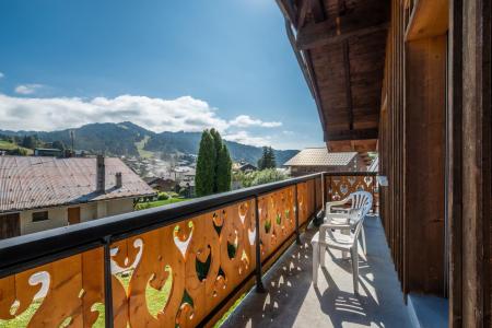 Vacaciones en montaña Apartamento 4 piezas mezzanine para 8 personas (32) - Résidence Forge - Les Gets - Terraza