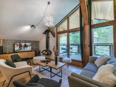 Urlaub in den Bergen 4-Zimmer-Holzhütte für 7 Personen (241) - Résidence Fritillaire - Courchevel - Wohnzimmer