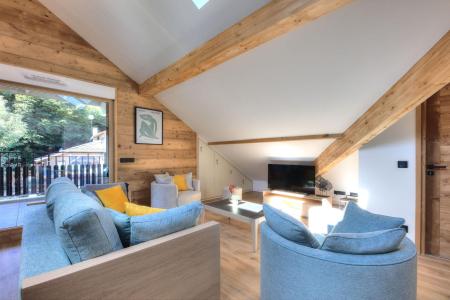 Каникулы в горах Апартаменты 3 комнат 6 чел. (404) - Résidence Gallery Mont Blanc - Saint Gervais - Салон