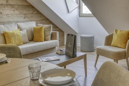 Urlaub in den Bergen Studio für 2 Personen (406) - Résidence Gallery Mont Blanc - Saint Gervais - Wohnzimmer