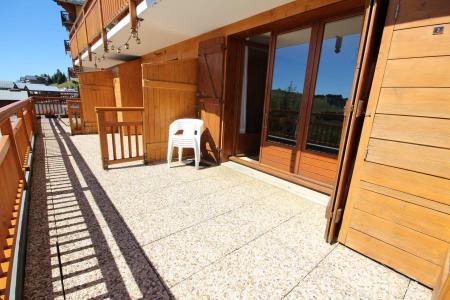 Vacaciones en montaña Apartamento 2 piezas para 4 personas (003) - Résidence Genevrier - Les Saisies - Terraza