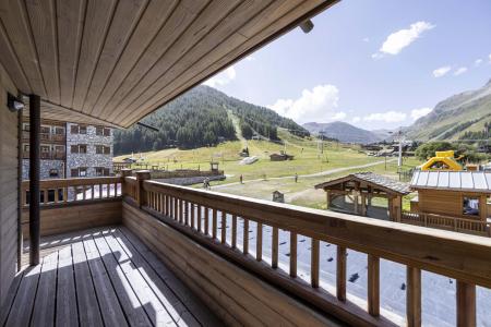 Аренда на лыжном курорте Апартаменты 3 комнат 4 чел. (16) - Résidence Grand-Paradis - Val d'Isère - летом под открытым небом