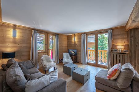 Urlaub in den Bergen 5 Zimmer Maisonettewohnung für 10 Personen (203) - Résidence Grand Sud - Méribel - Wohnzimmer
