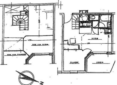 Vacances en montagne Appartement 2 pièces mezzanine 6 personnes (52) - Résidence Grande Neige - Morillon - Plan