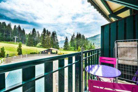 Vacanze in montagna Appartamento su due piani 2 stanze per 4 persone (147) - Résidence Grizzli - Les Gets - Balcone