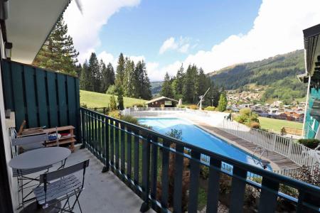 Vacances en montagne Studio mezzanine 4 personnes (R07) - Résidence Grizzli - Les Gets - Terrasse