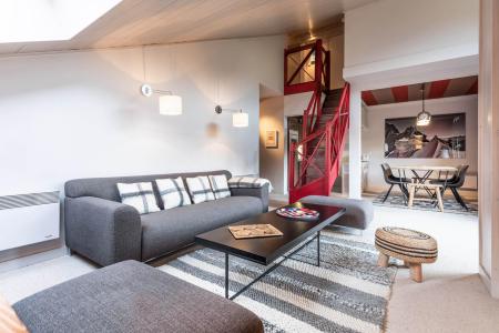 Vacances en montagne Appartement duplex 5 pièces coin montagne 10 personnes (5) - Résidence Hameau De Beauregard / Bat B - La Clusaz - Séjour