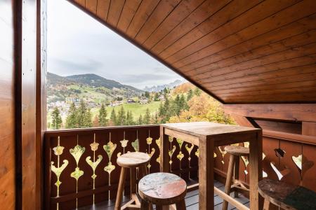 Urlaub in den Bergen Duplexwohnung 4 Zimmer Schlafnische 10 Personen (5) - Résidence Hameau De Beauregard / Bat B - La Clusaz - Balkon