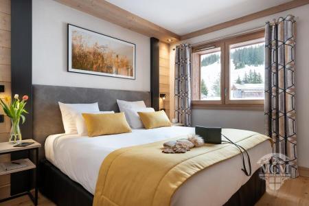 Vacances en montagne Appartement 3 pièces 6 personnes (Prestige) - Résidence Hameau de l'Ours - Manigod l'Etale - Chambre