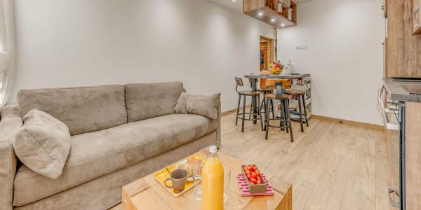 Wakacje w górach Apartament 2 pokojowy 4 osób (5P) - Résidence Hameau de Tovière - Tignes - Pokój gościnny