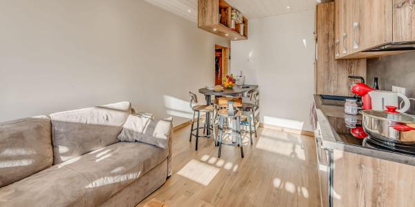 Vacances en montagne Appartement 2 pièces 4 personnes (5P) - Résidence Hameau de Tovière - Tignes - Séjour