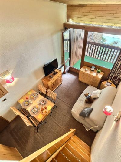 Vacances en montagne Studio mezzanine 3 personnes (1411) - Résidence Hameaux de Val - Val d'Isère - Séjour