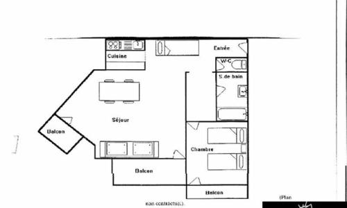 Wakacje w górach Apartament 2 pokojowy 6 osób (45m²-6) - Résidence Hauts De Chaviere - MH - Val Thorens - Na zewnątrz latem