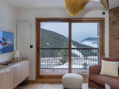 Urlaub in den Bergen 3-Zimmer-Appartment für 6 Personen (ARH 126) - Résidence Heliantheme - Courchevel - Wohnzimmer