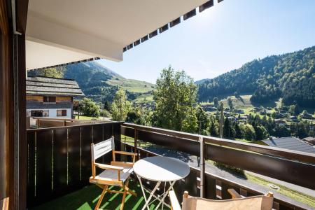 Holiday in mountain resort Studio 4 people (07) - Résidence Helianthes A - La Clusaz - Balcony