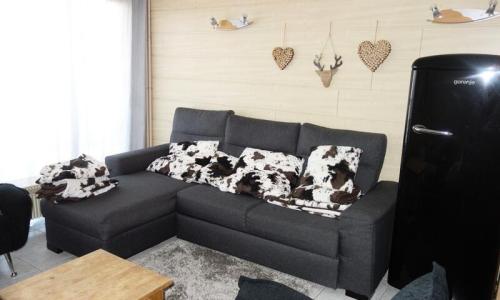 Ski verhuur Appartement 3 kamers 6 personen (55m²-3) - Résidence Helios - Alpe d'Huez - Woonkamer