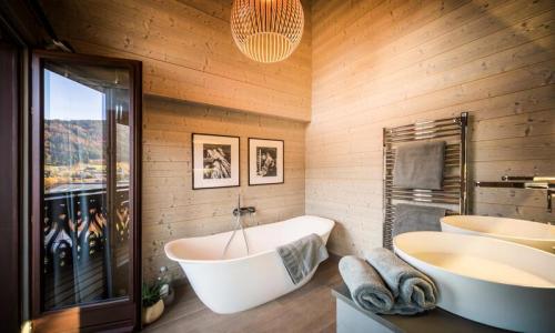 Vakantie in de bergen Chalet 7 kamers 10 personen (200m²) - Résidence Hibou Blanc - Morzine - Buiten zomer