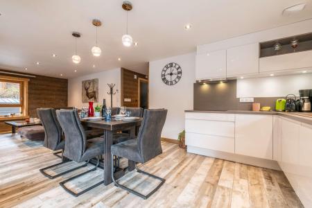 Vakantie in de bergen Résidence Hirondelle - Morzine - Woonkamer