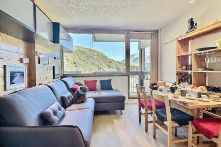 Holiday in mountain resort Studio sleeping corner 4 people (164) - Résidence Home Club - Tignes - Living room