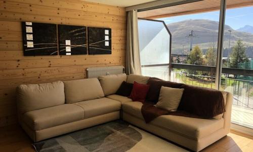 Ski verhuur Appartement 3 kamers 8 personen (62m²-3) - Résidence Horizon - Alpe d'Huez - Woonkamer