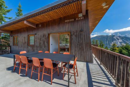 Urlaub in den Bergen Résidence Horizon Blanc - Courchevel - Terrasse