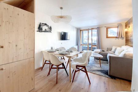 Vakantie in de bergen Appartement duplex 3 kamers 6 personen (F2) - Résidence Hors Piste - Saint Martin de Belleville - Woonkamer