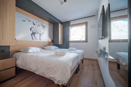 Urlaub in den Bergen 4-Zimmer-Berghütte für 8 Personen (81m²) - Résidence Hôtelière Denali - Tignes - Schlafzimmer