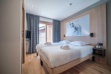 Urlaub in den Bergen 4-Zimmer-Holzhütte für 8 Personen (97m²) - Résidence Hôtelière Denali - Tignes - Schlafzimmer