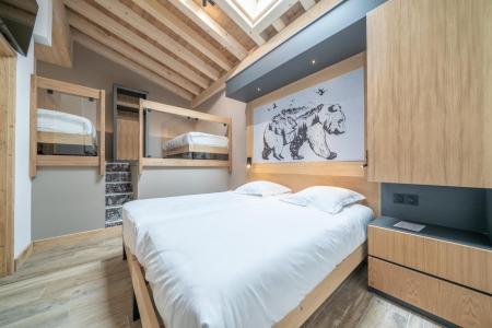 Urlaub in den Bergen 5 Zimmer Maisonettewohnung für 10 Personen (82) - Résidence Hôtelière Denali - Tignes - Schlafzimmer