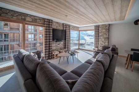 Urlaub in den Bergen 8 Zimmer Maisonettewohnung für 16 Personen (83) - Résidence Hôtelière Denali - Tignes - Wohnzimmer