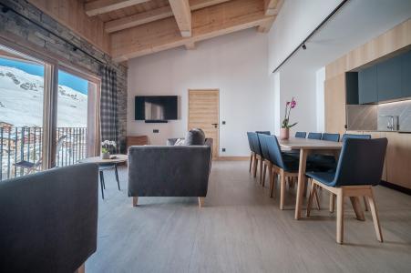 Vacaciones en montaña Apartamento 4 piezas mezzanine para 10 personas (81) - Résidence Hôtelière Denali - Tignes - Estancia