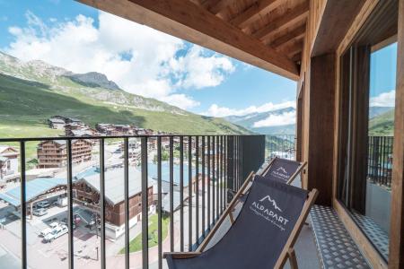 Vacanze in montagna Appartamento 4 stanze con mezzanino per 10 persone (81) - Résidence Hôtelière Denali - Tignes - Balcone