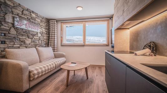 Urlaub in den Bergen 2 Zimmer Appartement für 2-4 Personen - Résidence Hôtelière Sky - La Rosière - Wohnzimmer