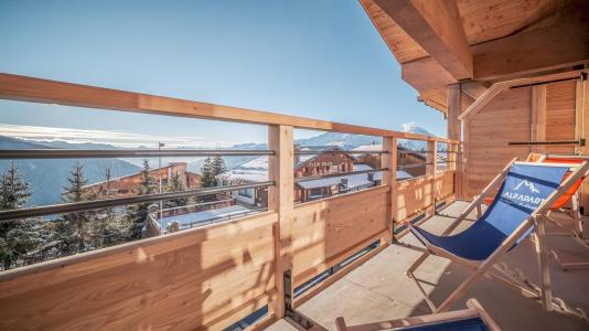 Urlaub in den Bergen 4-Zimmer-Maisonette-Wohnung für 8-10 Personen - Résidence Hôtelière Sky - La Rosière - Balkon