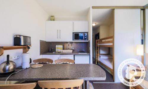 Vacaciones en montaña Estudio para 4 personas (Confort 28m²-4) - Résidence Iris - MH - Flaine - Kitchenette