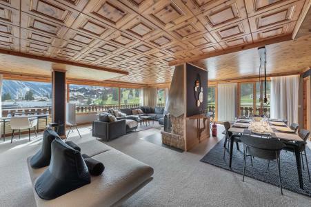 Urlaub in den Bergen 4-Zimmer-Appartment für 7 Personen (3) - Résidence Jean Blanc Sports - Courchevel - Wohnzimmer