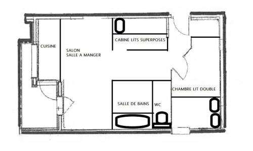 Urlaub in den Bergen 2-Zimmer-Appartment für 4 Personen (36m²) - Résidence Joker - MH - Val Thorens - Draußen im Sommer