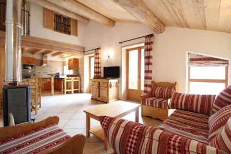 Vakantie in de bergen Appartement 4 kamers mezzanine 10 personen - Résidence Jorcin Lanslebourg - Val Cenis - Woonkamer