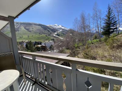 Vakantie in de bergen Studio bergnis 4 personen (901) - Résidence Kandahar - Les 2 Alpes - Balkon