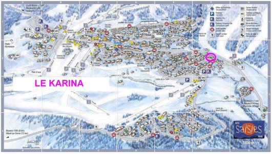 Vacances en montagne Résidence Karina - Les Saisies - Plan